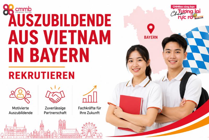 Auszubildende aus Vietnam in Bayern rekrutieren: Ablauf 2026