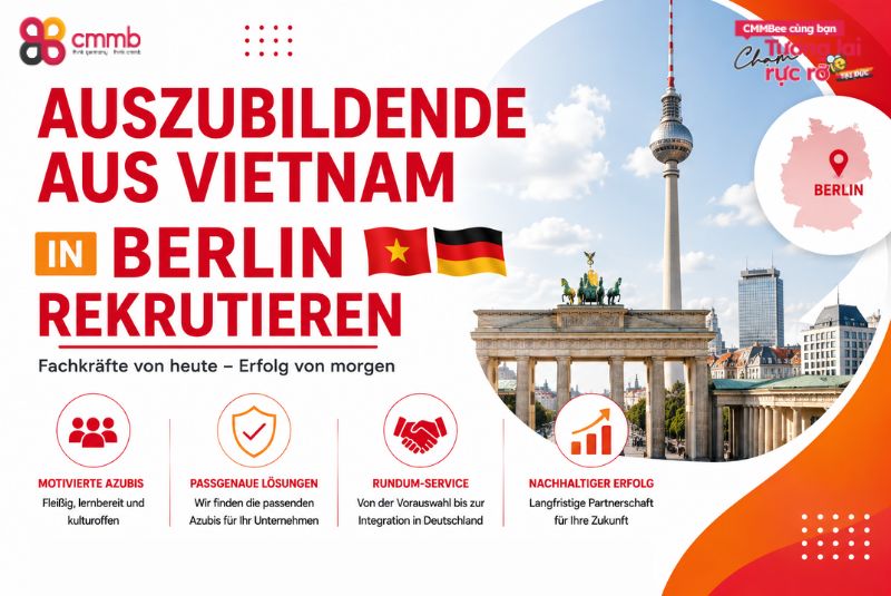 Auszubildende aus Vietnam in Berlin rekrutieren schritte