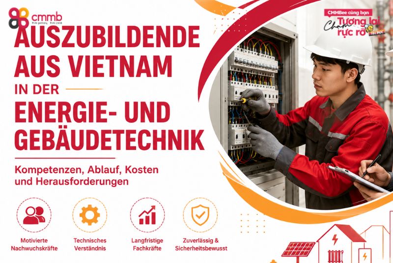 Auszubildende aus Vietnam in der Energie- und Gebäudetechnik