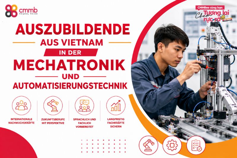 Auszubildende aus Vietnam in der Mechatronik und Automatisierungstechnik