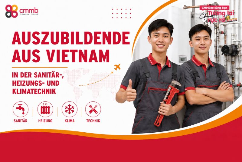 Auszubildende aus Vietnam in der Sanitär-, Heizungs- und Klimatechnik