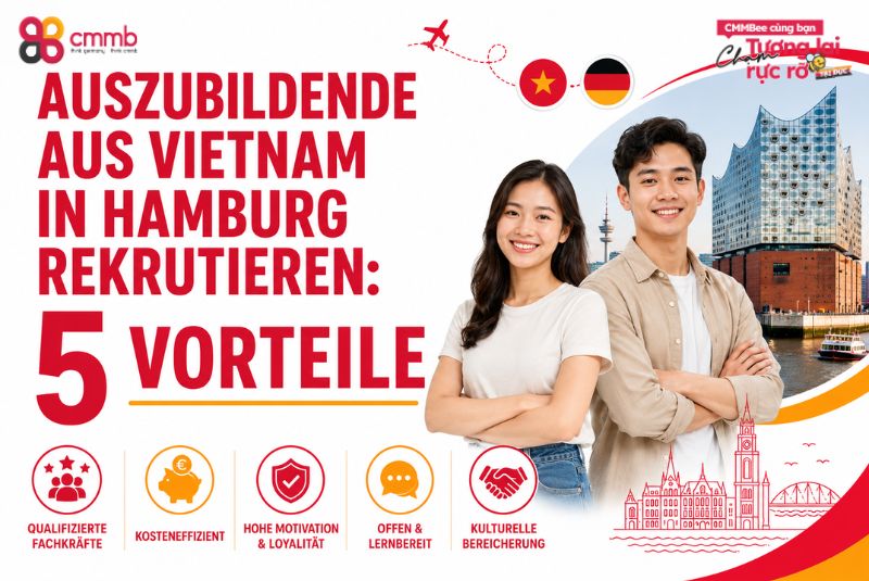 Auszubildende aus Vietnam in Hamburg rekrutieren: 5 Vorteile