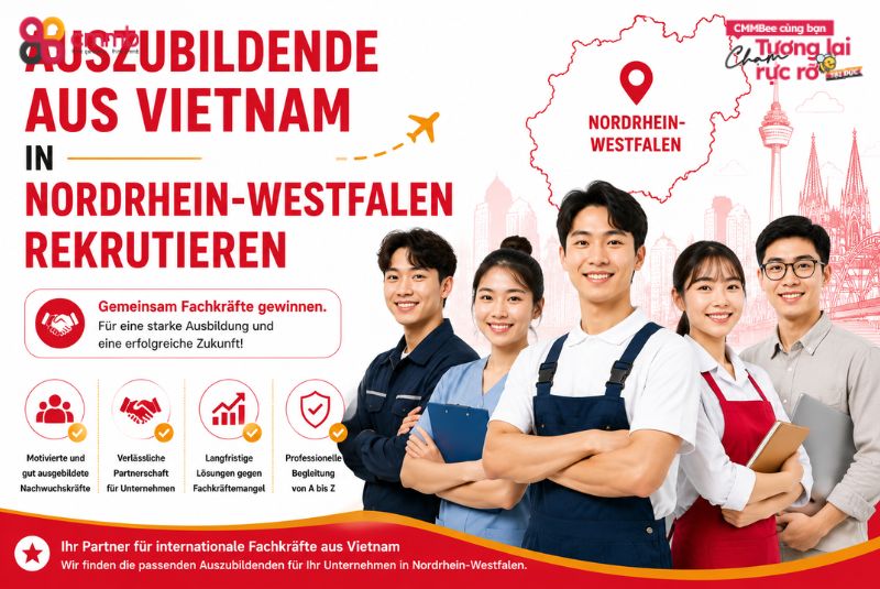 Auszubildende aus Vietnam in Nordrhein-Westfalen rekrutieren