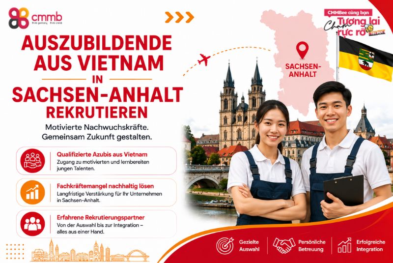 Auszubildende aus Vietnam in Sachsen-Anhalt rekrutieren