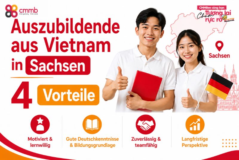 Auszubildende aus Vietnam in Sachsen rekrutieren: 4 Vorteile