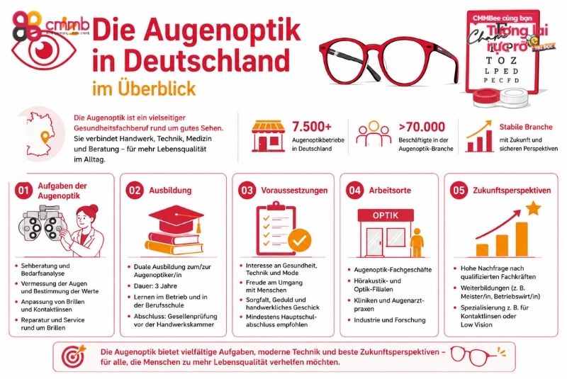 Auszubildende aus Vietnam in der Augenoptik 1 Die Augenoptik in Deutschland im Überblick