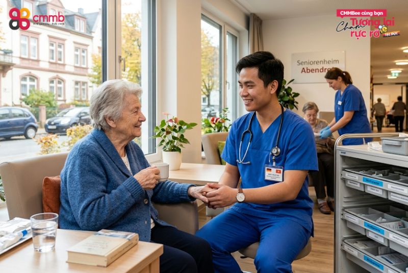 Trần Tiến Trường đậu visa Điều dưỡng 1 Điều dưỡng tại Đức – Lĩnh vực quan trọng trong hệ thống chăm sóc sức khỏe