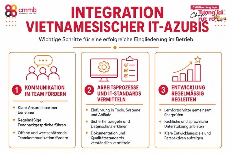 Auszubildende aus Vietnam in der Informationstechnik 3 Integration vietnamesischer IT-Azubis