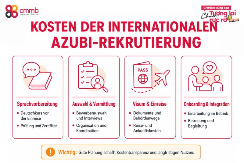Kosten der internationalen Azubi-Rekrutierung