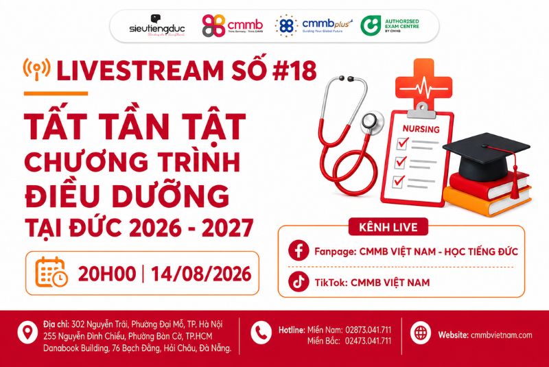 Livestream #18: Điều Dưỡng Tại Đức 2026–2027 Từ A–Z