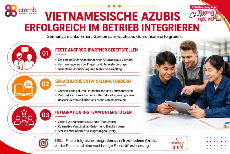 Vietnamesische Azubis erfolgreich im Betrieb integrieren