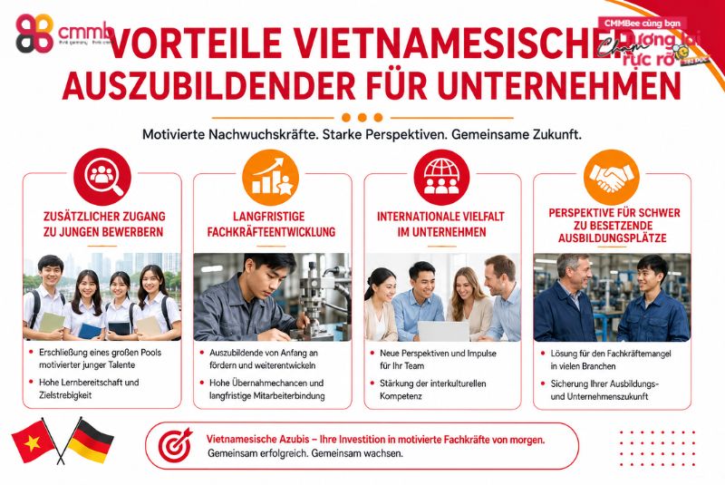 Vorteile vietnamesischer Auszubildender für Unternehmen