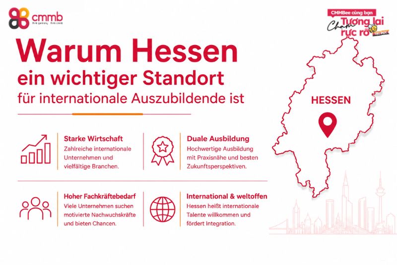Auszubildende aus Vietnam in Hessen rekrutieren 2026 1 Warum Hessen ein wichtiger Standort für internationale Auszubildende ist