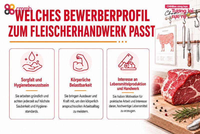 Auszubildende aus Vietnam im Fleischerhandwerk 2 Welches Bewerberprofil zum Fleischerhandwerk passt