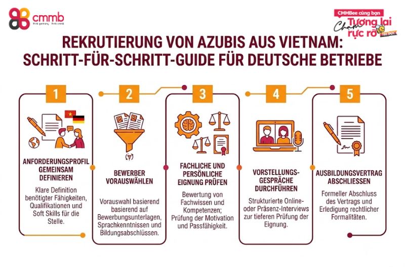 Auszubildende aus Vietnam in der Orthopädietechnik 2 Wie können deutsche Betriebe geeignete Azubis aus Vietnam rekrutieren?